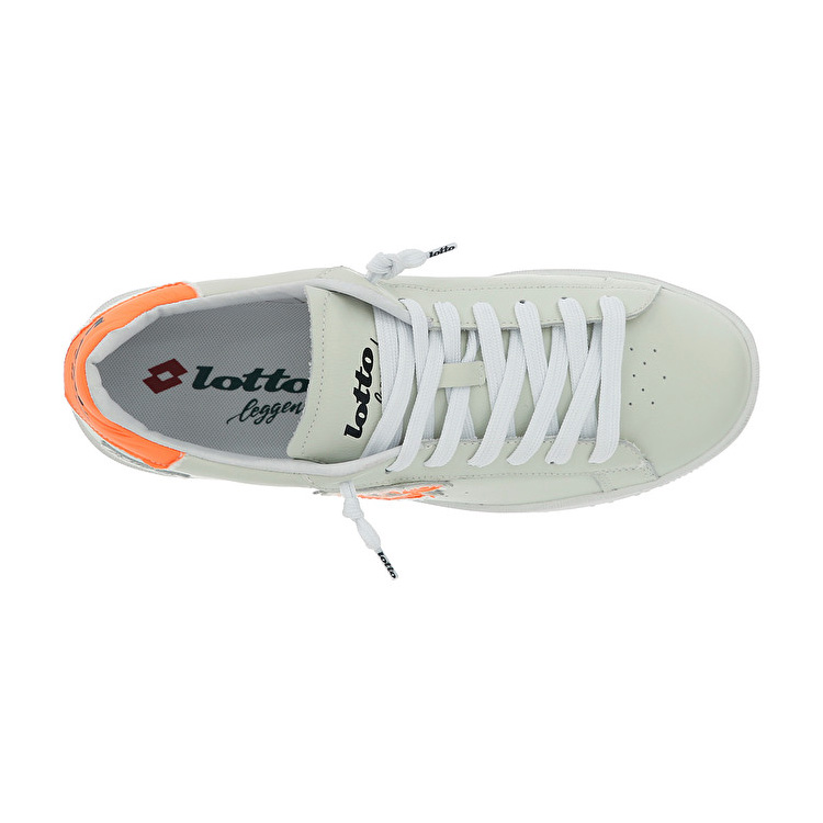 Lotto Autograph Fluo Sneakers White / Orange | OMSEKGBV