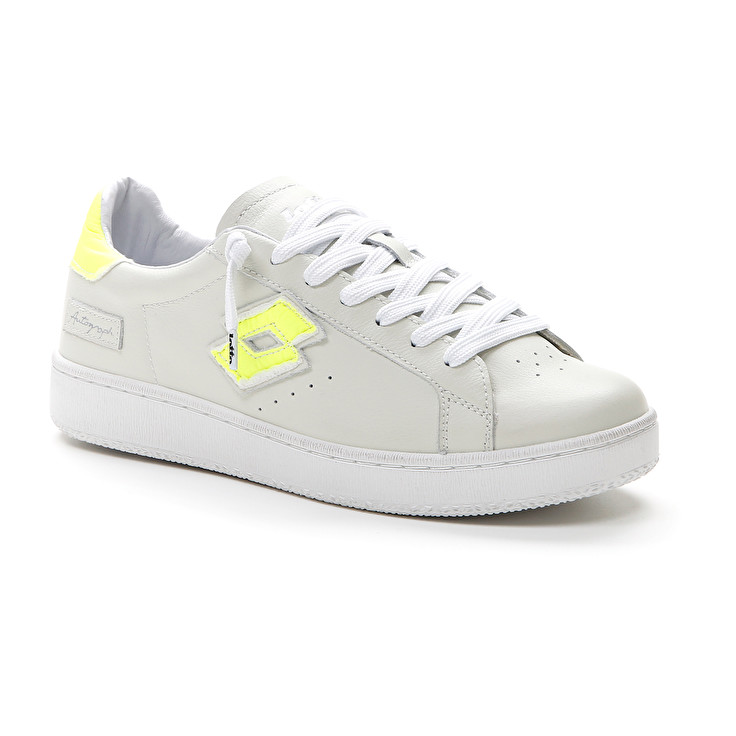 Lotto Autograph Fluo W Sneakers White / Yellow | MEXCBYYS