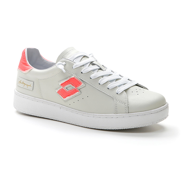 Lotto Autograph Fluo W Sneakers White / Orange | XU5SMZVI