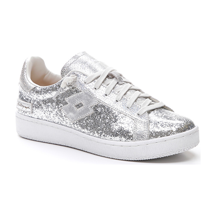 Lotto Autograph Glitter W Sneakers Silver | 13CVD2AB