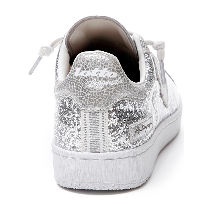 Lotto Autograph Glitter W Sneakers Silver | 13CVD2AB