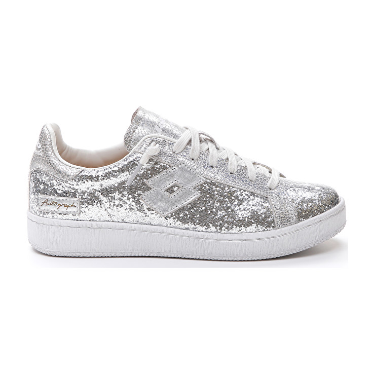 Lotto Autograph Glitter W Sneakers Silver | 13CVD2AB