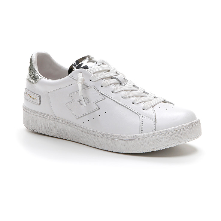 Lotto Autograph Glitter W Sneakers White | FTVX7MAY