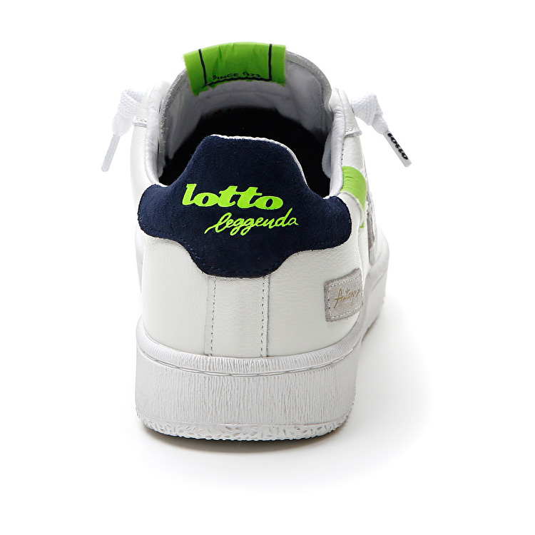 Lotto Block Autograph White / Green / Blue | KXJAHQ12