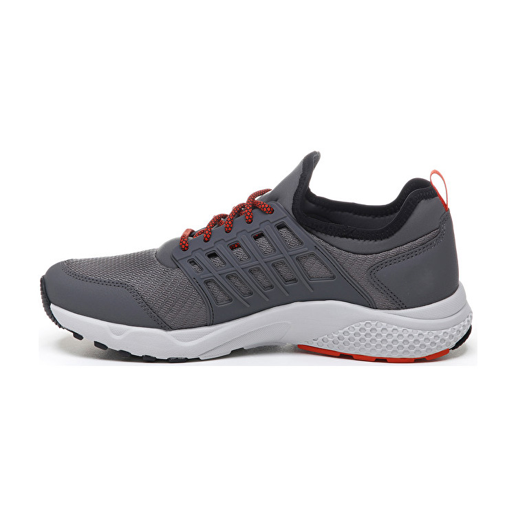 Lotto Breeze Free Iv Lifestyle Shoes Grey / Black / Red | H6RVA0FC