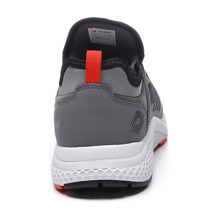 Lotto Breeze Free Iv Lifestyle Shoes Grey / Black / Red | H6RVA0FC