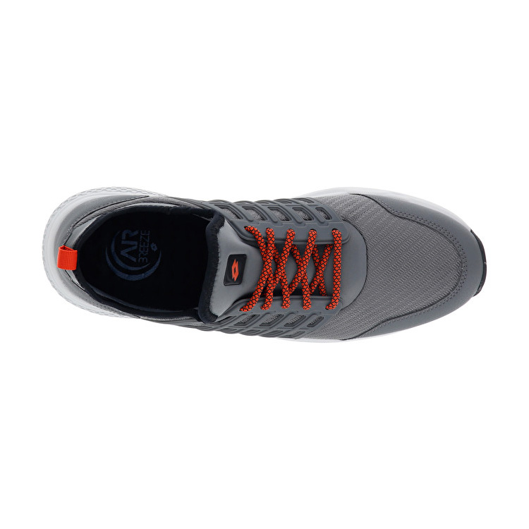 Lotto Breeze Free Iv Lifestyle Shoes Grey / Black / Red | H6RVA0FC