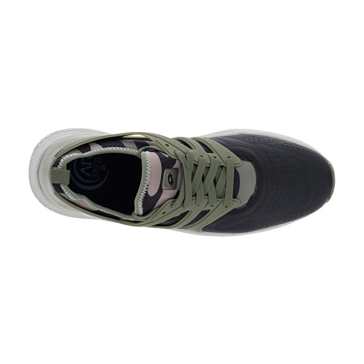 Lotto Breeze Ii Camou Lifestyle Shoes Black / Green | B05EPVOU