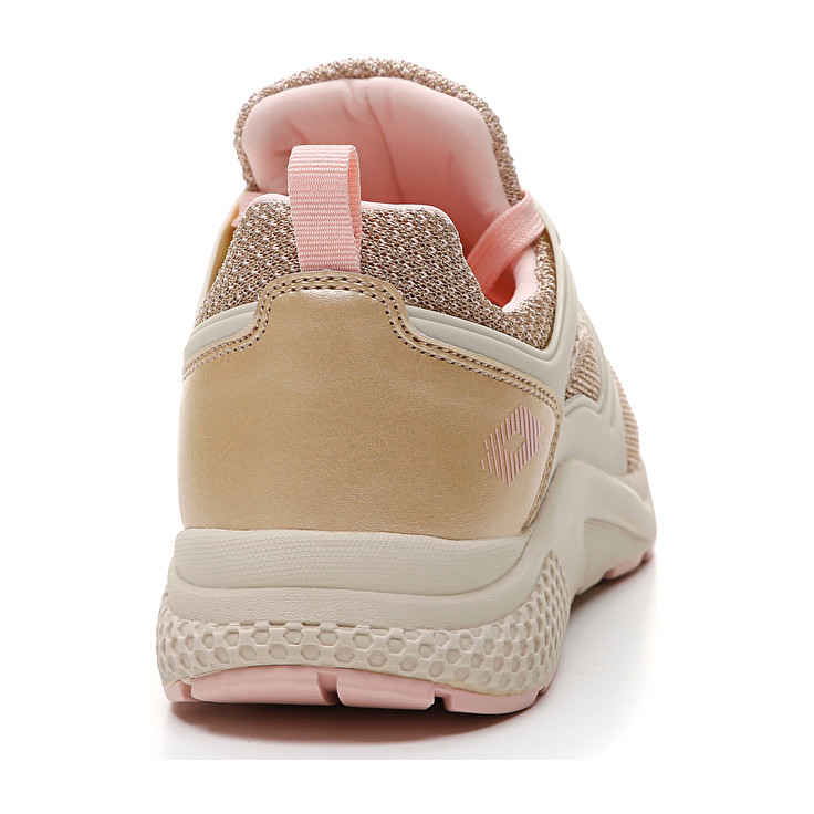 Lotto Breeze Iii Glit W Lifestyle Shoes Pink / Grey | TBZ9O7KV