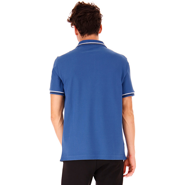 Lotto Classica Polo Shirts Blue | RIBTDRUV