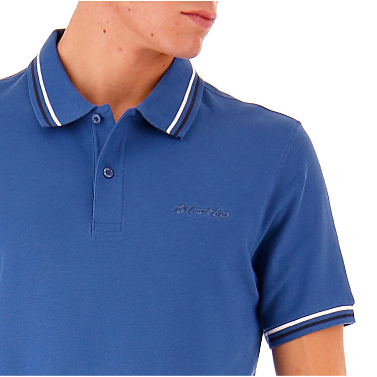 Lotto Classica Polo Shirts Blue | RIBTDRUV