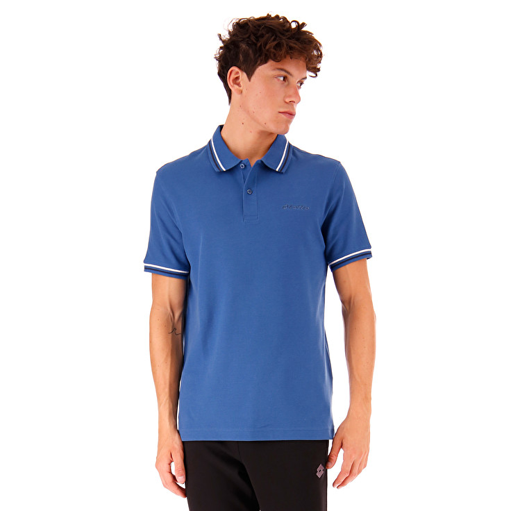 Lotto Classica Polo Shirts Blue | RIBTDRUV