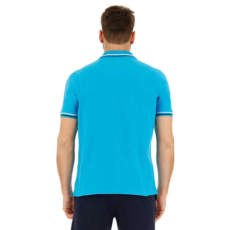 Lotto Classica Polo Shirts Blue | VOTP6ZD9