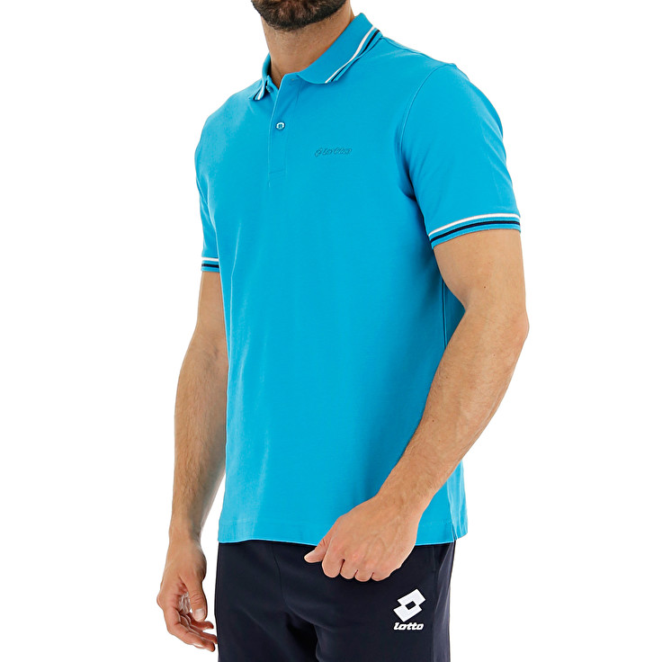 Lotto Classica Polo Shirts Blue | VOTP6ZD9