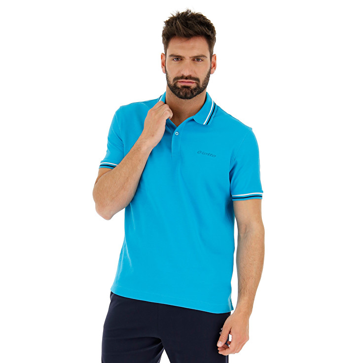 Lotto Classica Polo Shirts Blue | VOTP6ZD9