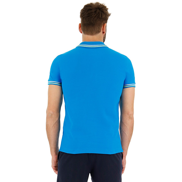 Lotto Classica Polo Shirts Blue | YGEKCS3G