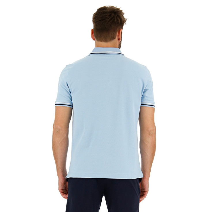 Lotto Classica Polo Shirts Blue | ZBQFH2WE