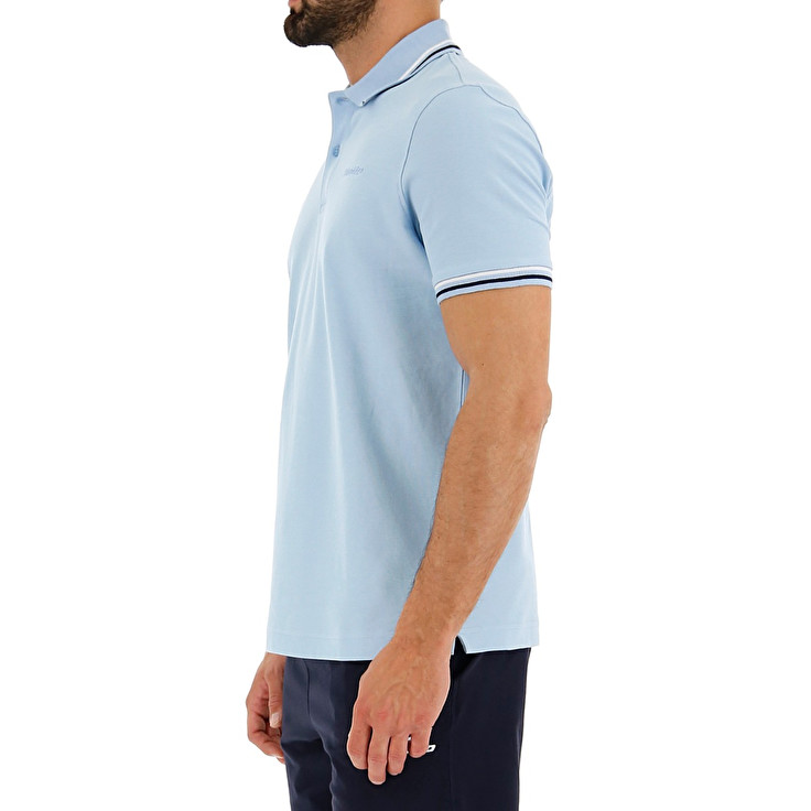 Lotto Classica Polo Shirts Blue | ZBQFH2WE