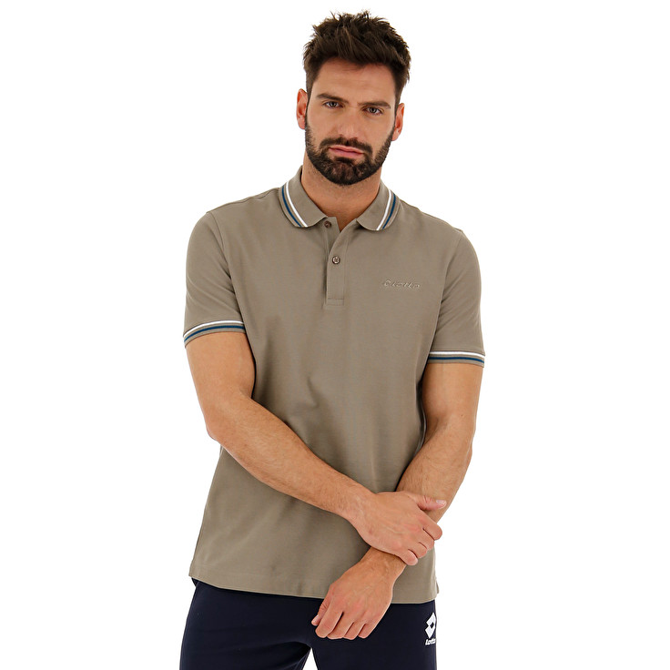 Lotto Classica Polo Shirts Grey | ZLTPB4WR