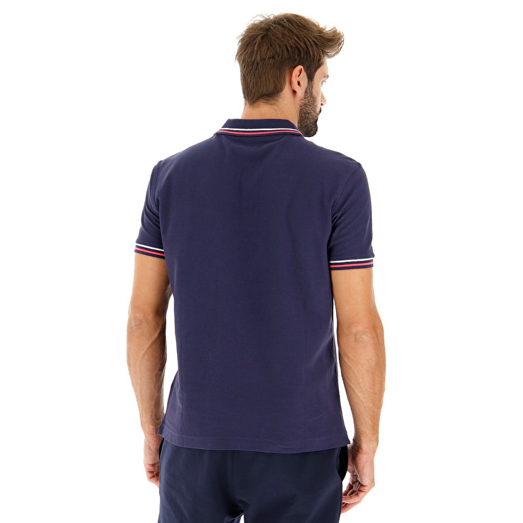 Lotto Classica Polo Shirts Navy | XN3FIOMT