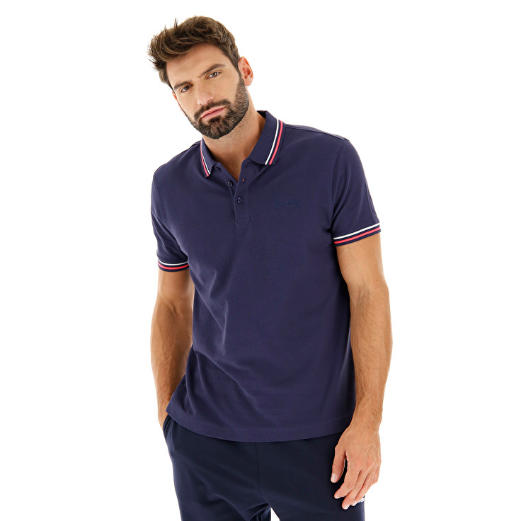 Lotto Classica Polo Shirts Navy | XN3FIOMT