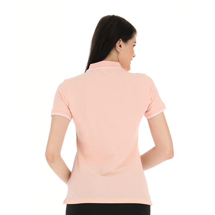 Lotto Classica W Stc Pq Polo Shirts Pink | EF8PSPGQ