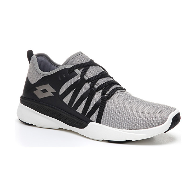 Lotto Dinamica 100 Lifestyle Shoes Grey / Black | KCJIOGD5