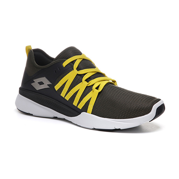 Lotto Dinamica 100 Lifestyle Shoes Yellow / Black | KZIZ8TCX