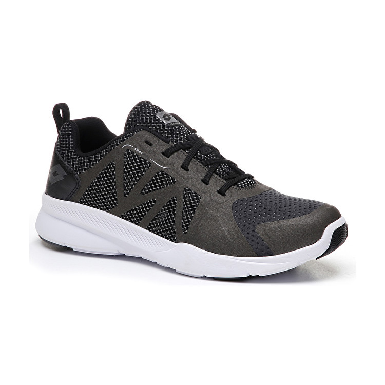 Lotto Dinamica 400 Lifestyle Shoes Grey / Black | CGWJVNXI