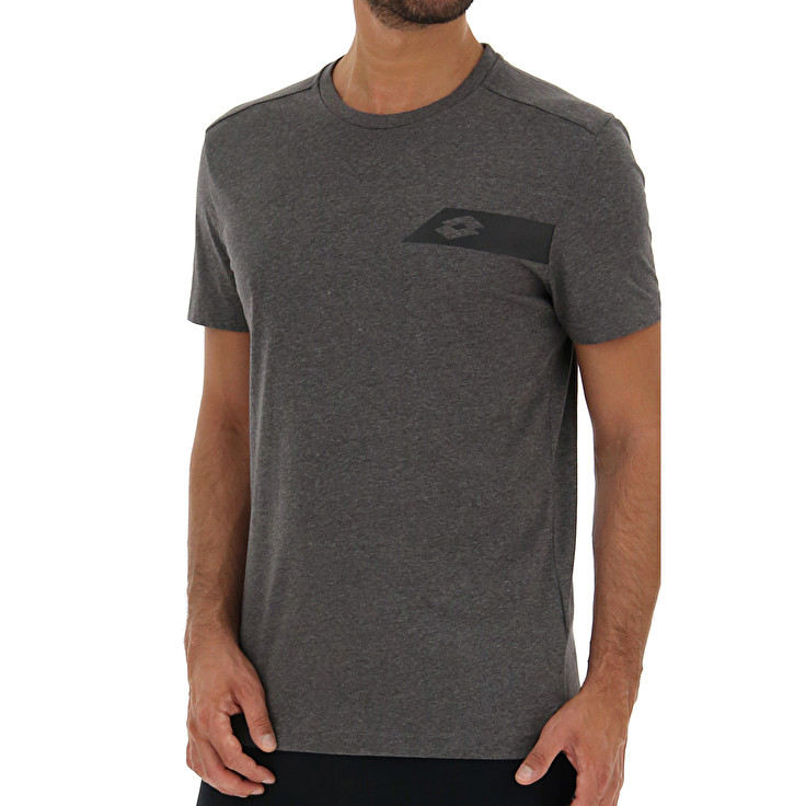 Lotto Dinamico Iii Bs Mel Co T Shirts Grey | NULMFVX1