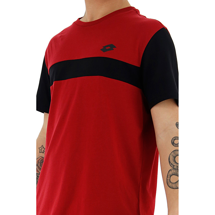 Lotto Dinamico Iii Stp Co T Shirts Red / Black | GRM39ZAB