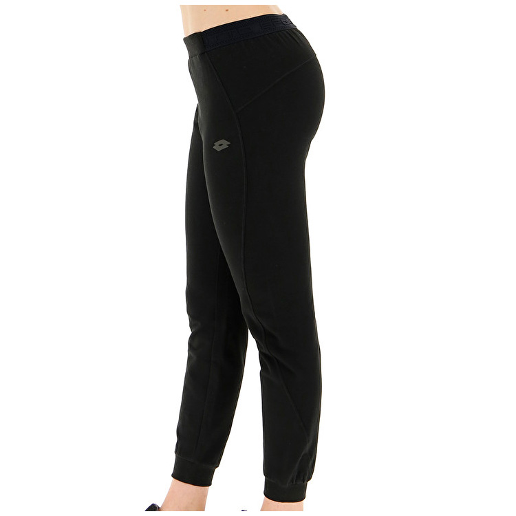 Lotto Dinamico W Rib Pl Pants Black | WIPCFHOO