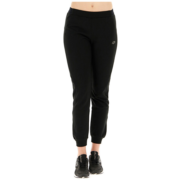 Lotto Dinamico W Rib Pl Pants Black | WIPCFHOO