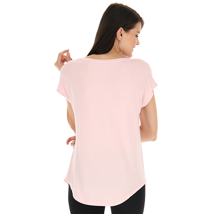 Lotto Dinamico W V Vi T Shirts Pink | BZEMKISR