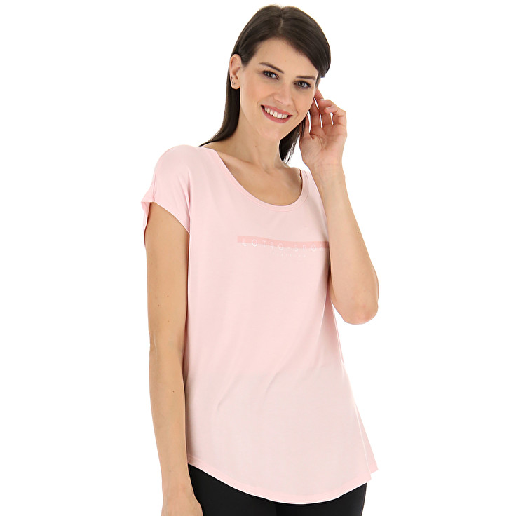 Lotto Dinamico W V Vi T Shirts Pink | BZEMKISR