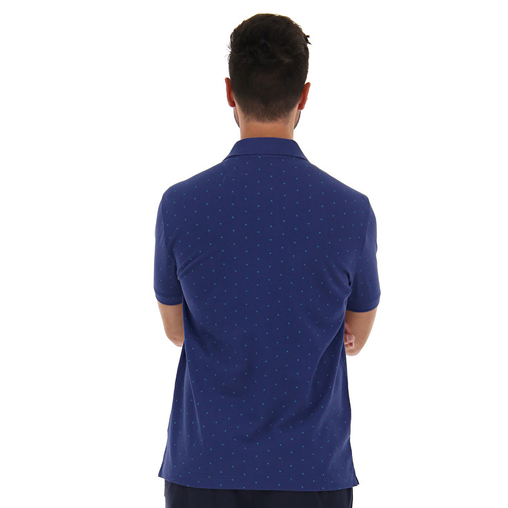 Lotto Elba Ii Pq Polo Shirts Blue | 8JYPSUMT