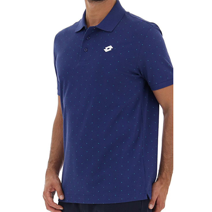 Lotto Elba Ii Pq Polo Shirts Blue | 8JYPSUMT