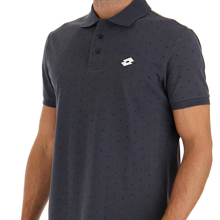 Lotto Elba Ii Pq Polo Shirts Grey | HZLEUP9K