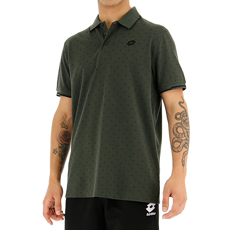 Lotto Elba Polo Shirts Green | DTJZUYZF