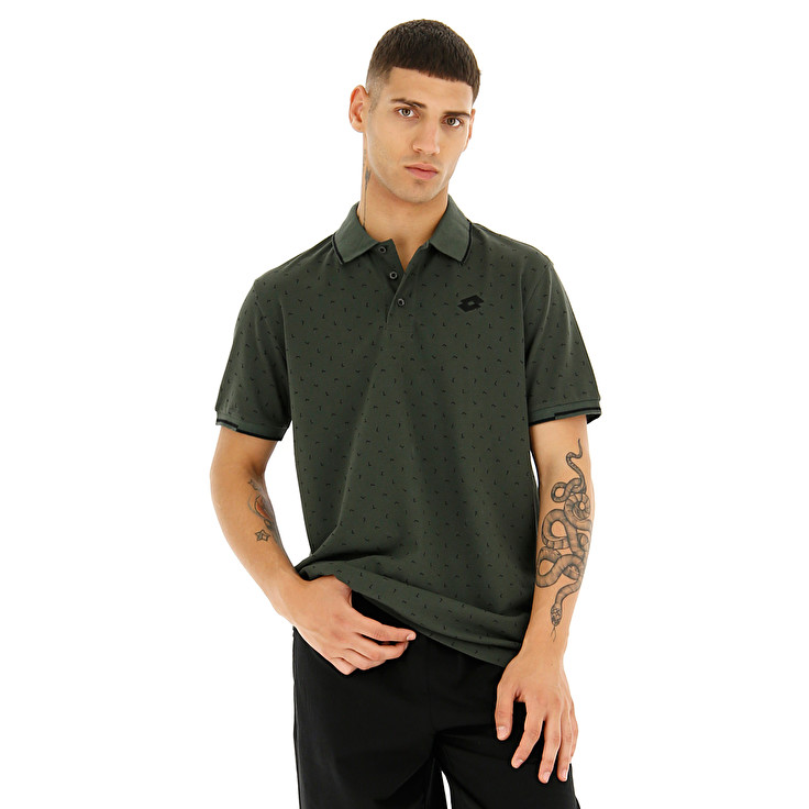 Lotto Elba Polo Shirts Green | DTJZUYZF