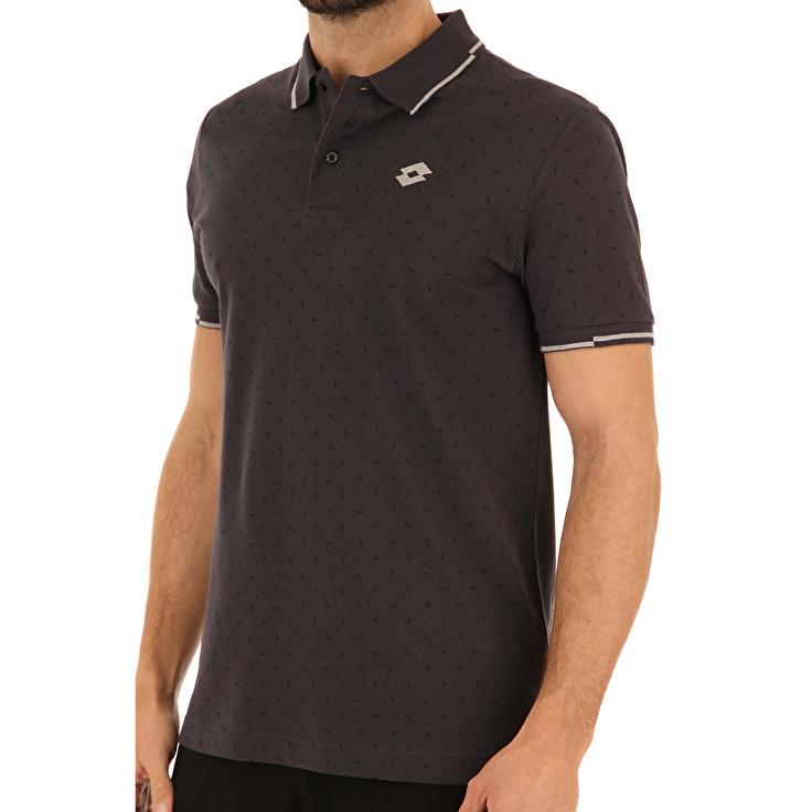 Lotto Elba Polo Shirts Grey | TPQZ7LMH