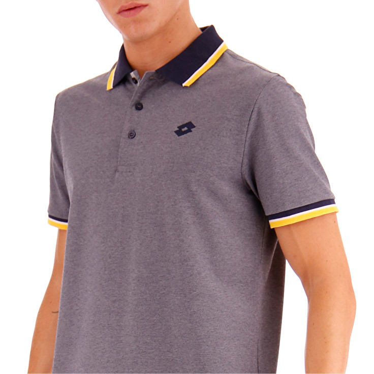 Lotto Firenze Polo Shirts Grey | FY6UD42B