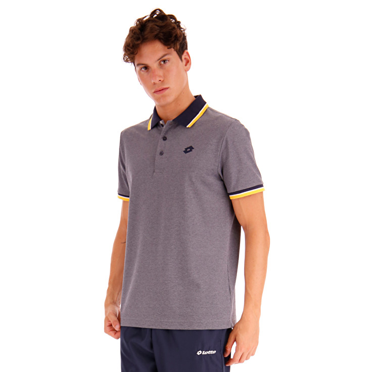 Lotto Firenze Polo Shirts Grey | FY6UD42B