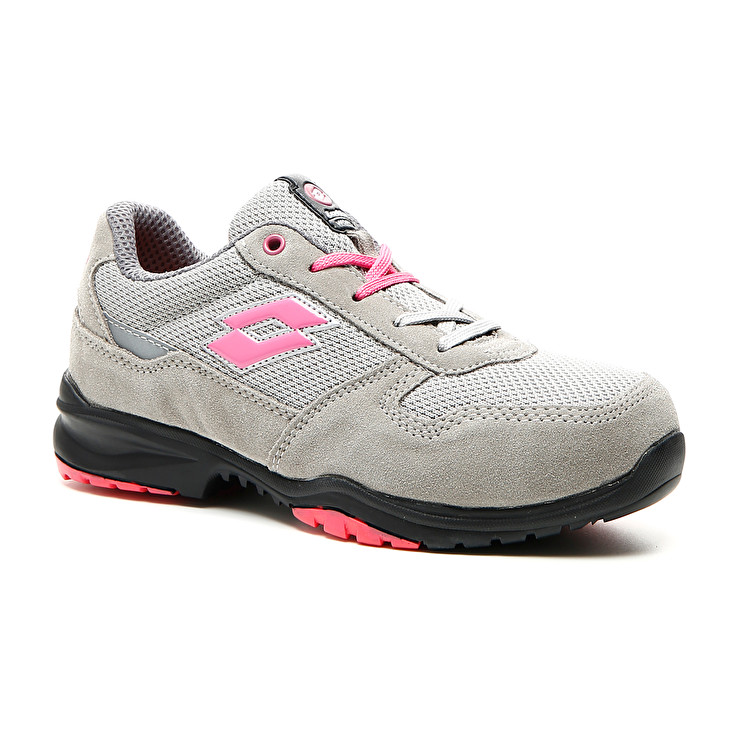 Lotto Flex Evo 500 S1p Src Hrow Safety Shoes Grey / Pink | MMGKNZE7