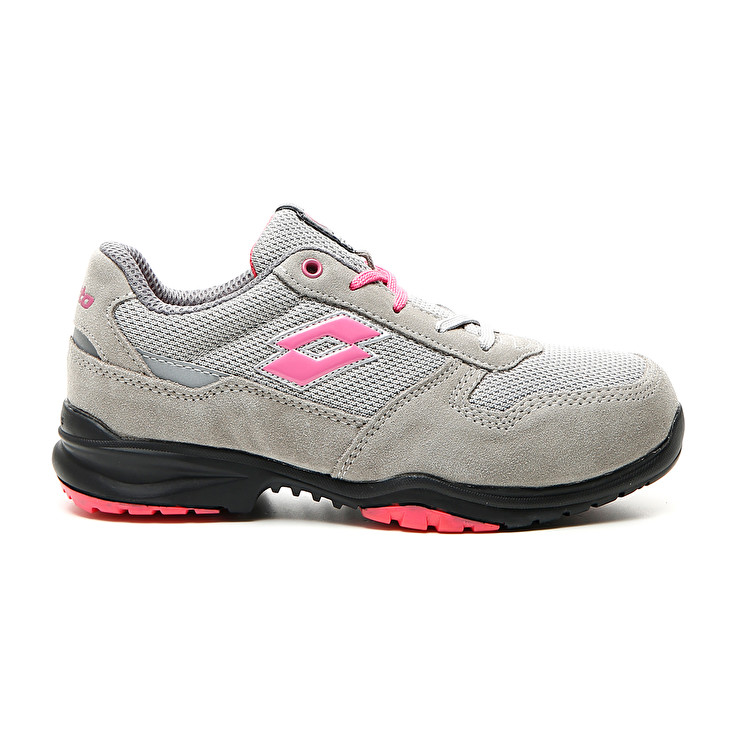 Lotto Flex Evo 500 S1p Src Hrow Safety Shoes Grey / Pink | MMGKNZE7