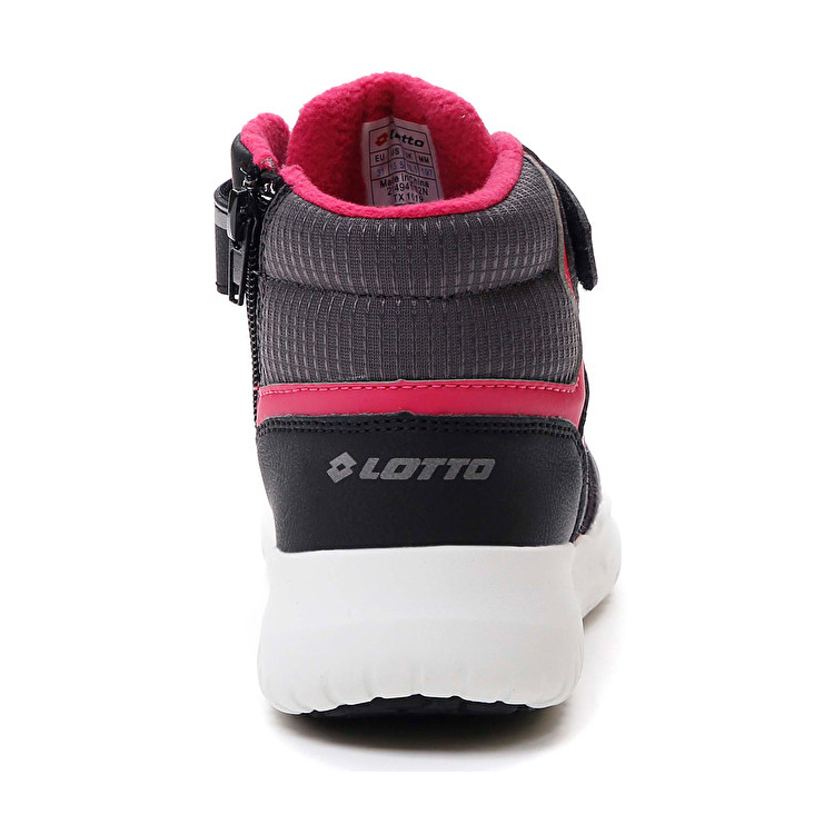 Lotto Fuga Amf Mid Cl Sl Sneakers Black / Pink | GZZUMTVQ