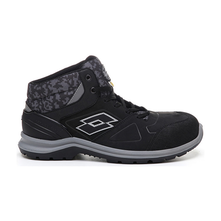 Lotto Hit 200 Mid S3 Esd Safety Shoes Black | 0JBESVGX