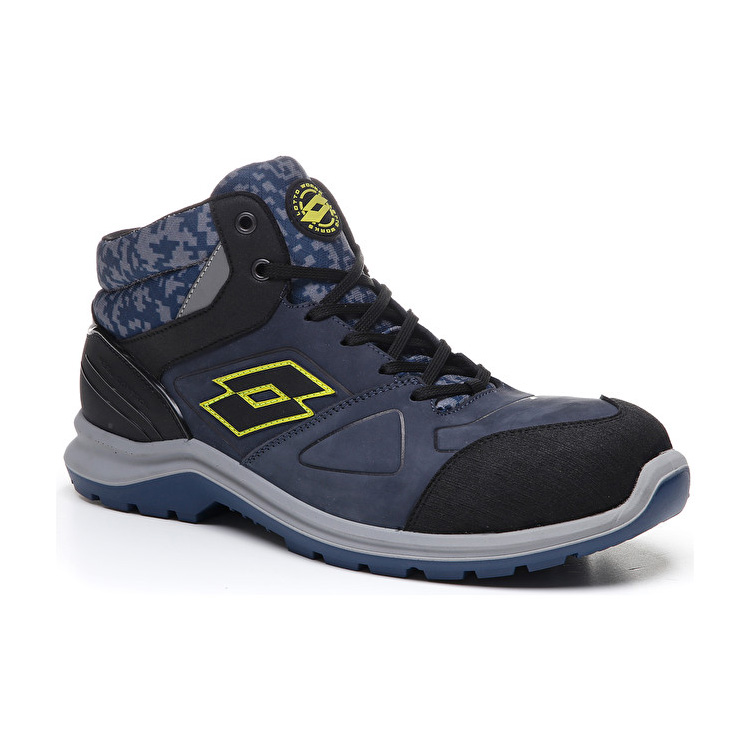 Lotto Hit 200 Mid S3 Safety Shoes Black / Navy | NKHLRJRK