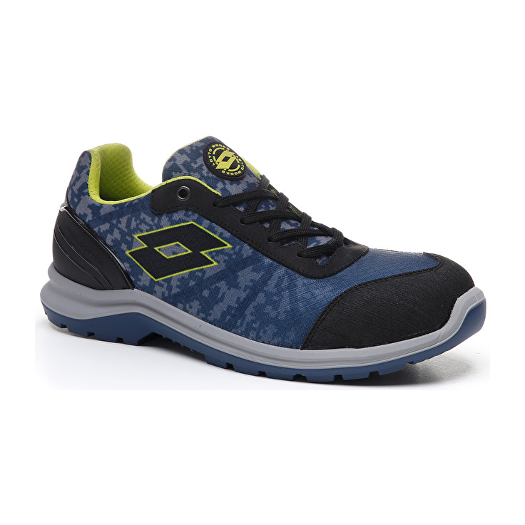 Lotto Hit 400 S1p Safety Shoes Blue / Green / Black | RKC5PFM2