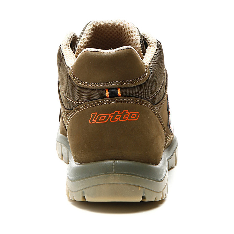 Lotto Jump Mid 900 S3 Src Safety Shoes Brown | EBPZHS9D